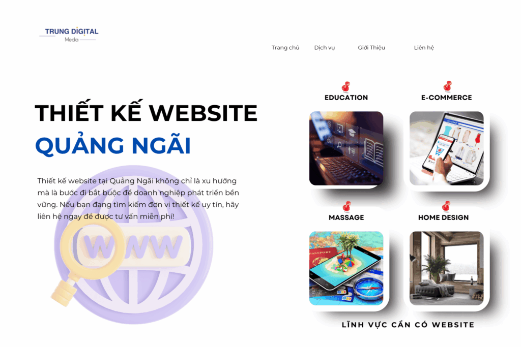 Thiết kế website quảng ngãi
